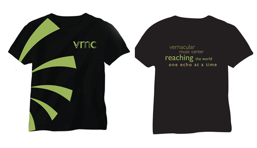 The Vernacular Music Center t-shirt